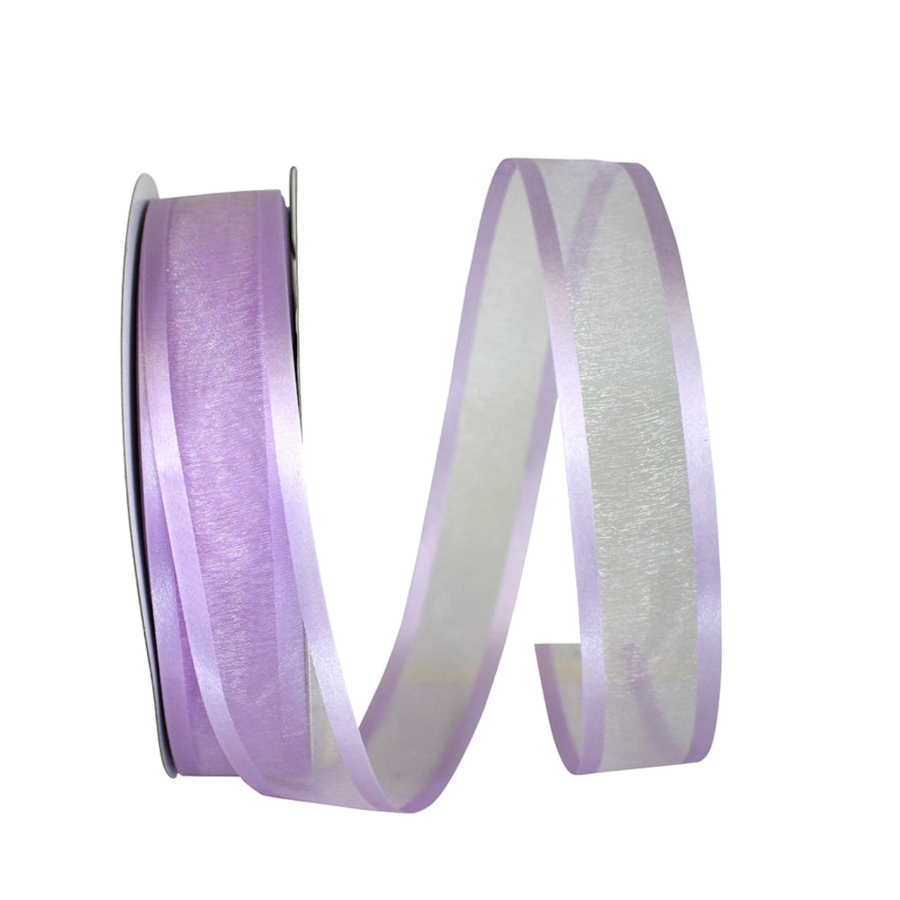 JAM Paper 5/8" x 100yd. Sheer Satin Edge Ribbon
